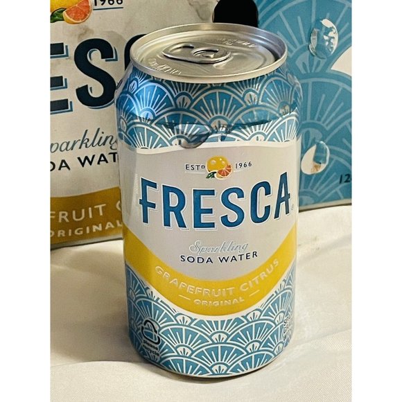 Fresca Sparkling Soda Pop New Sealed Factory Error 1/2 Empty Full Pop Can RARE - Picture 6 of 10